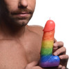 Master Series Pride Pecker Rainbow Dick Drip Candle