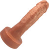 Divo Dual Density Silicone Realistic Dildo By Uberrime - Small, Caramel