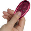 Ruby Glow Blush Silicone Ride On Vibrator & Wand Combination With Remote By Rocks-Off