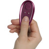 Knickerbocker Glory Rechargeable Silicone Clitoral Stimulator With Remote - Burgundy