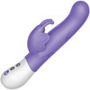 The Vibrating Dual Stim Butterfly Silicone Rechargeable Rabbit Vibrator By The Rabbit Company - Purple