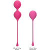 Kegel Training 2-Piece Silicone Set By CalExotics - Pink