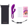 Le Wand Blend Waterproof Rechargeable Silicone Dual Stimulation Vibrator - Dark Cherry