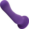 Impressions Ibiza Rechargeable Waterproof Silicone Vibrator With Suction Cup By Blush - Plum