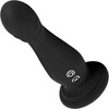 Impressions Amsterdam Rechargeable Waterproof Silicone G-Spot Vibrator With Suction Cup By Blush - Black