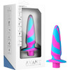 Avant Vibrotize Rechargeable Waterproof Silicone Butt Plug By Blush - Fuchsia