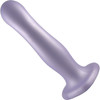 Strap-on-Me Hybrid Collection P&G Silicone Suction Cup Dildo - L Metallic Lilac