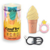 Cand'Ice Vibrating Rechargeable Silicone Ice Cream Cone By Love To Love - Vanilla Pop