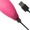 Je Joue Hera Waterproof Rechargeable Silicone Dual Stimulation Rabbit Vibrator - Fuchsia