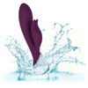 Obsession Desire Rechargeable Waterproof Silicone Rabbit Vibrator By CalExotics - Purple