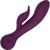 Obsession Desire Rechargeable Waterproof Silicone Rabbit Vibrator By CalExotics - Purple