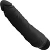 Powercocks Realistic Silicone Waterproof Rechargeable 7" Vibrator - Black