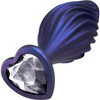 Anal Adventures Matrix Swirling Bling Silicone Butt Plug By Blush - Sapphire