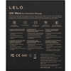 LELO IDA Wave Rechargeable Silicone App Enabled Dual Stimulation Vibrator - Black