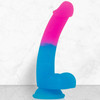 Avant Chasing Sunsets Silicone Suction Cup Dildo With Balls By Blush - Mermaid