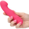 Liquid Silicone Pixies Curvy Rechargeable Waterproof Vibrator By CalExotics - Pink