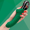 Fun Factory JEWELS TIGER Silicone Waterproof Rechargeable G-Spot Vibrator - Emerald