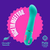 Aria Flirty AF 10-Function Silicone G-Spot Vibrator By Blush - Teal
