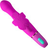 Aria Naughty AF 10-Function Silicone Dual Stimulation Vibrator By Blush - Plum