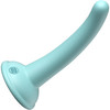 Dillio Platinum Curious Five Silicone 5" Suction Cup Dildo - Teal