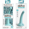 Dillio Platinum Curious Five Silicone 5" Suction Cup Dildo - Teal