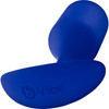 b-Vibe Snug Plug 4 Extra-Large Silicone Weighted Butt Plug - Navy