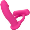 Silicone Rechargeable Double Diver Vibrating Cock Ring By CalExotics