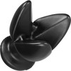 Oxballs Rosebud 1 Extra Squishy Silicone Butt Plug - Black