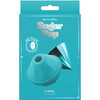 Sugar Pop Jewel Rechargeable Silicone Pressure Wave Clitoral Stimulator - Teal