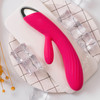 SVAKOM Angel Rechargeable Silicone Warming Dual Stimulation Vibrator - Pink