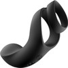 SVAKOM Benedict Silicone Waterproof Rechargeable Vibrating Cock Ring - Black