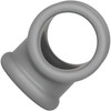 Alpha Liquid Silicone Precision Cock & Balls Ring By CalExotics - Grey