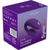 We-Vibe Sync Rechargeable Silicone Remote & App Controlled Couples Vibrator - Purple