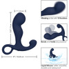 Viceroy Platinum Series Silicone Rechargeable Command Prostate Probe By CalExotics - Blue