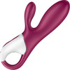 Satisfyer Hot Bunny Rechargeable Warming App Enabled 12-Function Dual Stimulation Vibrator
