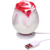 Bloomgasm The Rose Pressure Wave Stimulator Lover's Gift Box - Red With White Swirls