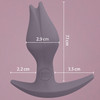 Fun Factory Bootie Fem Silicone Anal Plug - Dark Taupe