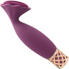 Pillow Talk Secrets Passion Rechargeable Silicone Clitoral Massager - Wine & Rose Gold