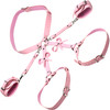 Strict Bondage Harness with Bows - X-Large / XX-Large, Pink