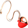 Charmed 10X Vibrating Silicone Rechargeable Heart Necklace