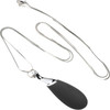 Charmed 10X Vibrating Silicone Rechargeable Teardrop Necklace