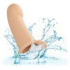 Performance Maxx Silicone 6.25" Hollow Penis Extension With Harness By CalExotics - Vanilla