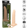 Performance Maxx Rechargeable Vibrating 5.5" Silicone Dual Penetrator - Vanilla