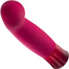 Oh My Gem Classy Rechargeable Waterproof Silicone Warming G-Spot Vibrator By Blush - Garnet Red