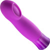 Oh My Gem Charm Rechargeable Waterproof Silicone Warming Vibrator By Blush - Amethyst