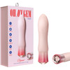 Oh My Gem Elegant Rechargeable Waterproof Silicone Warming Vibrator By Blush - Morganite Pink