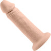 Vibrating Rechargeable Waterproof 6" Silicone Suction Cup Dildo By Evolved Novelties - Vanilla