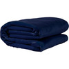 Fascinator Travel Throw Moisture-Proof Sensual Blanket - Microvelvet Royal Blue 53" x 36"