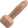 BIG Daddy Danny Uncut XL 8" Platinum Silicone Realistic Dildo With Balls By Dee's Big Daddies - Vanilla