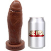 BIG Daddy Duke Large 7.75" Platinum Silicone Realistic Dildo By Dee's Big Daddies - Chocolate